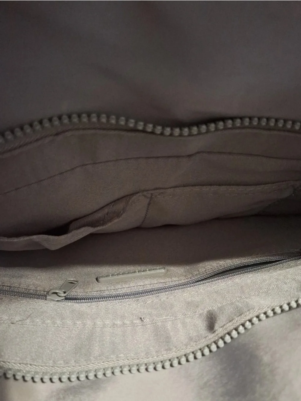 Steve Madden Quilted Gray Laptop Tote